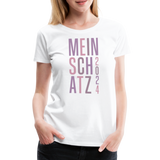 Schatz Valentinstag Frauen Premium T-Shirt - weiß