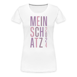 Schatz Valentinstag Frauen Premium T-Shirt - weiß