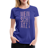 Schatz Valentinstag Frauen Premium T-Shirt - Königsblau