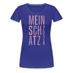Schatz Valentinstag Frauen Premium T-Shirt - Königsblau