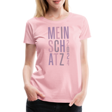Schatz Valentinstag Frauen Premium T-Shirt - Hellrosa