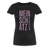 Schatz Valentinstag Frauen Premium T-Shirt - Anthrazit