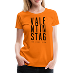 Valentinstag Frauen Premium T-Shirt - Orange