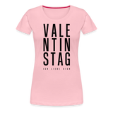 Valentinstag Frauen Premium T-Shirt - Hellrosa