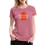 Lieblingsmensch Frauen Premium T-Shirt - Malve