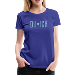 Du & Ich Frauen Premium T-Shirt - Königsblau
