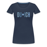 Du & Ich Frauen Premium T-Shirt - Navy