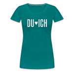 Du & Ich Frauen Premium T-Shirt - Divablau