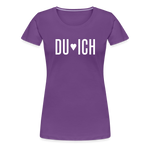 Du & Ich Frauen Premium T-Shirt - Lila