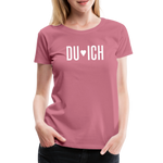 Du & Ich Frauen Premium T-Shirt - Malve