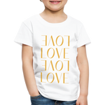 Love Kinder Premium T-Shirt - weiß