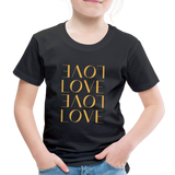 Love Kinder Premium T-Shirt - Schwarz