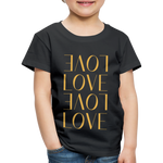 Love Kinder Premium T-Shirt - Schwarz