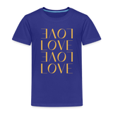 Love Kinder Premium T-Shirt - Königsblau