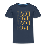 Love Kinder Premium T-Shirt - Navy
