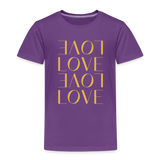 Love Kinder Premium T-Shirt - Lila