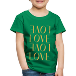 Love Kinder Premium T-Shirt - Kelly Green
