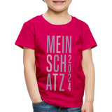 Schatz Kinder Premium T-Shirt - dunkles Pink