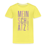 Schatz Kinder Premium T-Shirt - Gelb