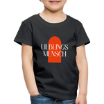 Lieblingsmensch Kinder Premium T-Shirt - Schwarz