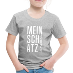Schatz Kinder Premium T-Shirt - Grau meliert