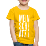 Schatz Kinder Premium T-Shirt - Sonnengelb