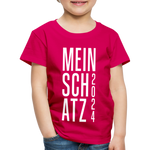 Schatz Kinder Premium T-Shirt - dunkles Pink