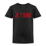 JE T´Aime Kinder Premium T-Shirt - Anthrazit
