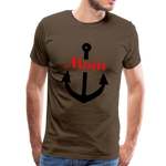 Moin Männer Premium T-Shirt - Edelbraun