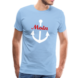 Moin Männer Premium T-Shirt - Sky