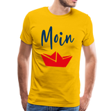 Moin Männer Premium T-Shirt - Sonnengelb
