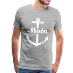 Moin Männer Premium T-Shirt - Grau meliert