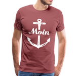 Moin Männer Premium T-Shirt - washed Burgundy