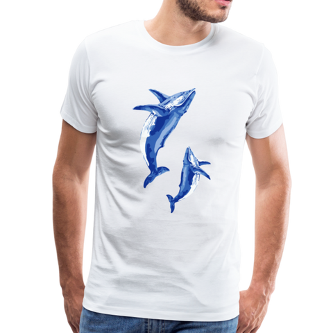 Wale Männer Premium T-Shirt - Weiß