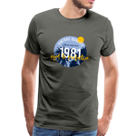 1981 Männer Premium T-Shirt - Asphalt