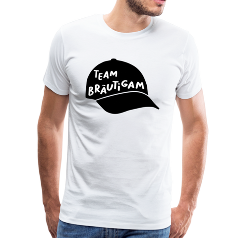 Team Bräutigam Männer Premium T-Shirt - Weiß