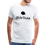 Bräutigam Männer Premium T-Shirt - Weiß