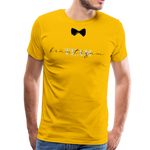 Bräutigam Team Männer Premium T-Shirt - Sonnengelb