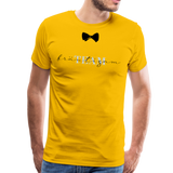 Bräutigam Team Männer Premium T-Shirt - Sonnengelb