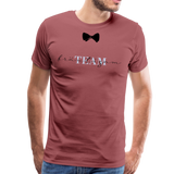 Bräutigam Team Männer Premium T-Shirt - washed Burgundy