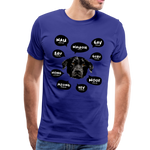 Hundesprache Männer Premium T-Shirt - Königsblau