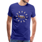 Bee Happy Männer Premium T-Shirt - Königsblau