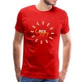 Bee Happy Männer Premium T-Shirt - Rot