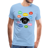 Hundesprache Männer Premium T-Shirt - Sky
