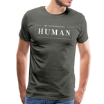 Human Männer Premium T-Shirt - Asphalt