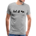 Let It Bee Männer Premium T-Shirt - Grau meliert