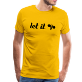 Let It Bee Männer Premium T-Shirt - Sonnengelb
