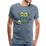 Good Fat Männer Premium T-Shirt - Blaugrau