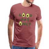 Good Fat Männer Premium T-Shirt - washed Burgundy