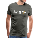 Let It Bee Männer Premium T-Shirt - Asphalt
